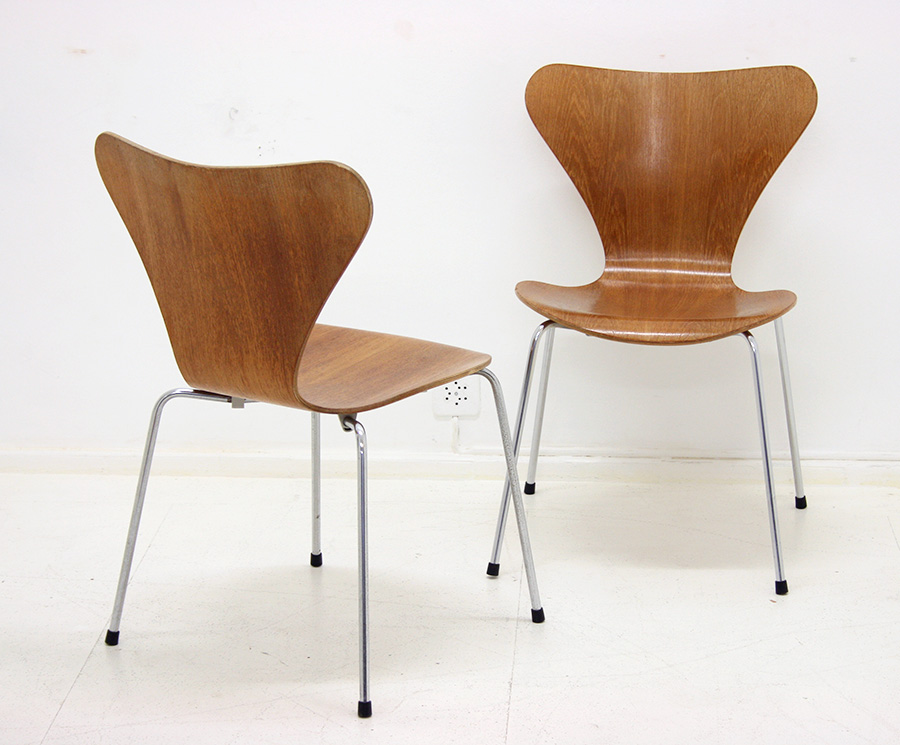 Vintage Serie 7 Stühle | Arne Jacobsen | Fritz Hansen | Designklassiker