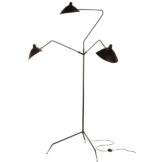 Standing lamp 3 arms, Serge Mouille