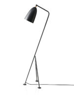 Grasshopper floor light, anthracite grey, Greta Grossman, Gubi