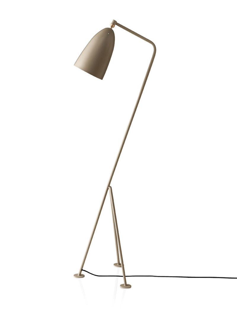 Grasshopper floor light, sand, Greta Grossman, Gubi