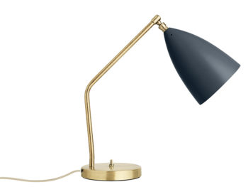 Grasshopper table light, anthracite grey, Greta Grossman, Gubi