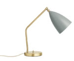 Lampe de table Grasshopper, bleu gris, Greta Grossman, Gubi