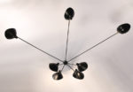 Wall light spider 7 arms, serge mouille