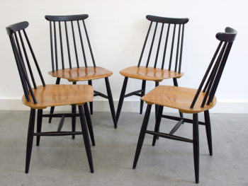 4 chaises Fanett, Ilmari Tapiovaara, Edsby-Verken