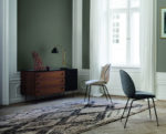 Dresser 3, serie 62, Greta Grossman, Beetle chair, Gam Fratesi, Gubi. Bestlite lamp.