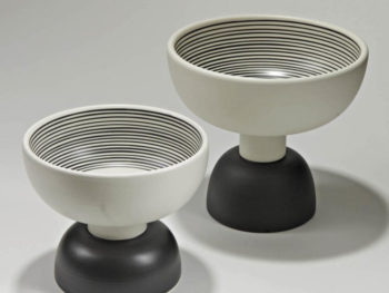 Alzata 500 & 501 bowl, Ettore Sottsass, Bitossi ceramic