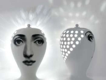 Lamp Lanterna Buona Notte, Fornasetti, Bitossi