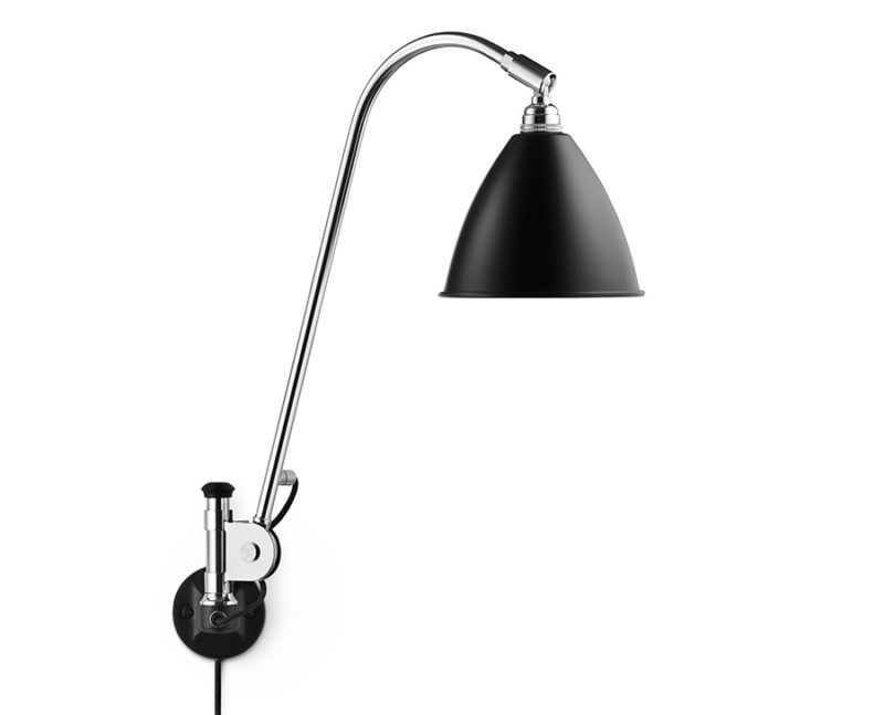 Applique BL6, chrome et noir, Bestlite, Gubi