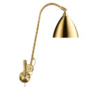 Wall lamp BL6, all brass, Bestlite, Gubi