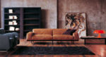 Naviglio sofa, leather, Umberto Asnago, Arflex