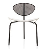 Nagasaki chair, black and white, Mathieu Matégot, Gubi