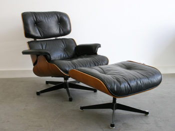 Fauteuil lounge chair avec ottoman, Charles Ray Eames, Herman Miller, Vitra