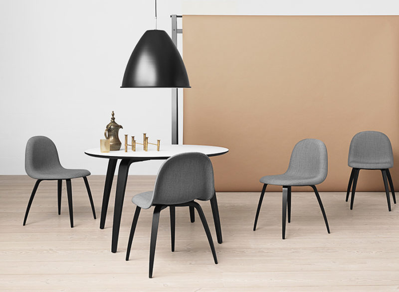 Gubi chairs and table, Komplot Design