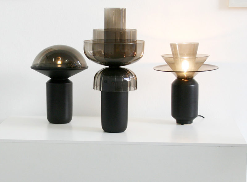 Dome light, Shade lamp and Ninfea vase, Matteo Zorzenoni, Kissthedesign Gallery