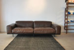Canapé 216 cm en cuir