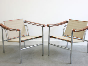 Fauteuils LC1, Le Corbusier, Perriand, Jeanneret, Cassina