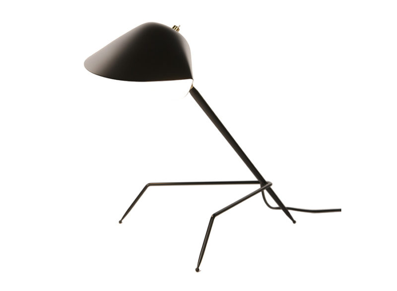 Lampe de table tripode, Serge Mouille