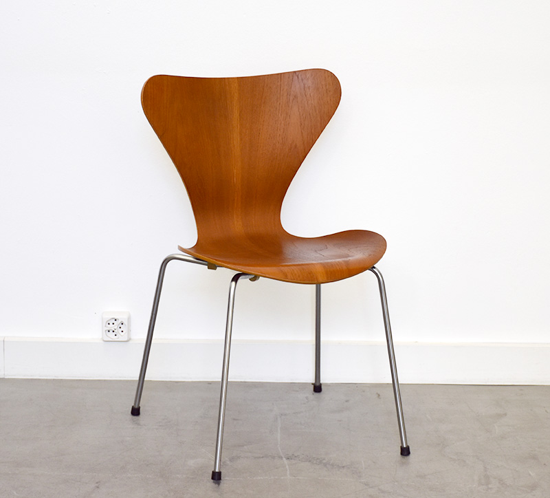 Chaise Fourmi 4 Pieds Bois, Fritz Hansen