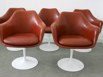 5 fauteuils tulipe, Eero Saarinen, Knoll