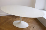 Tulip dining table with oval marble top, Eero Saarinen, Knoll