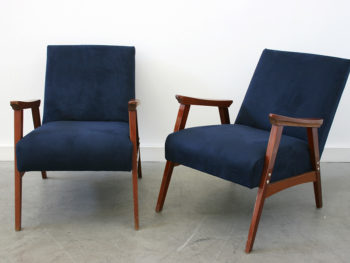 Paire de fauteuils vintage, design italien, années 50