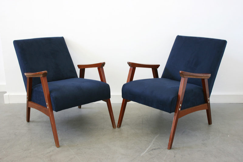 Pair of vintage chairs, Italian design from the 50's