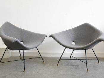 Fauteuils lounge, Augusto Bozzi, Saporiti