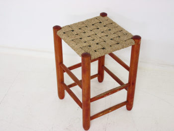 Vintage stool in the style of Charlotte Perriand