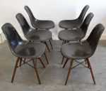 Set of 6 DSW chairs, Charles & Ray Eames, Herman Miller