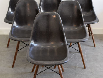 Set of 6 DSW chairs, Charles & Ray Eames, Herman Miller