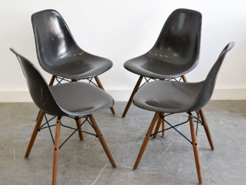 Set of 6 DSW chairs, Charles & Ray Eames, Herman Miller