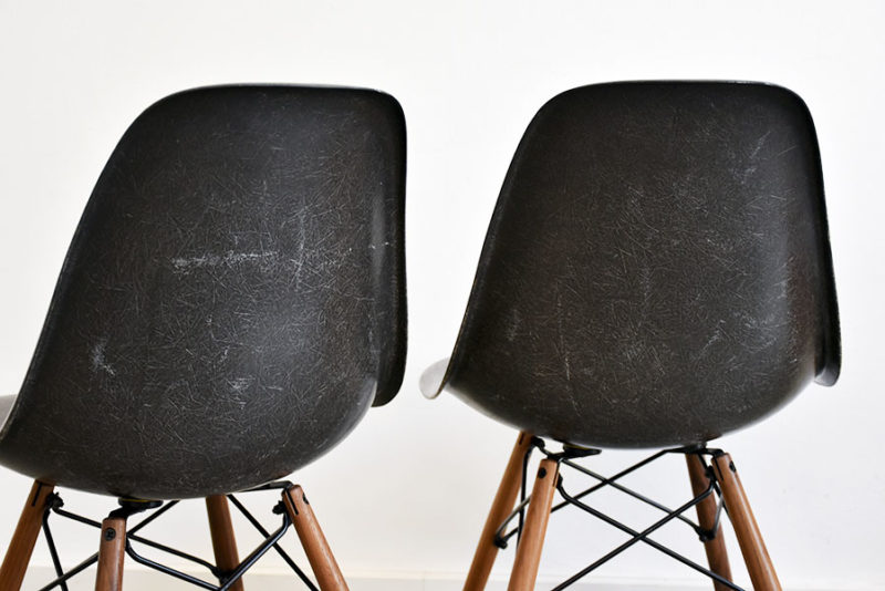 Set of 6 DSW chairs, Charles & Ray Eames, Herman Miller