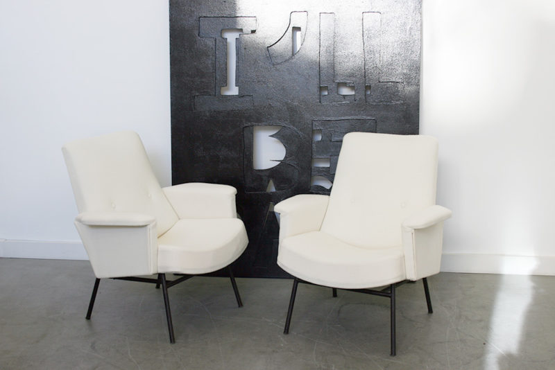 SK 660 armchairs, pierre Guariche, Steiner