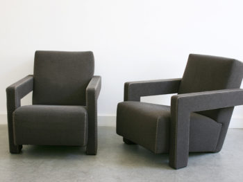Pair of Utrecht armchairs, Gerrit T. Rietveld, Cassina