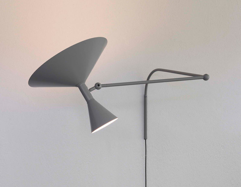Lampe de Marseille, grau, Le Corbusier, Nemo