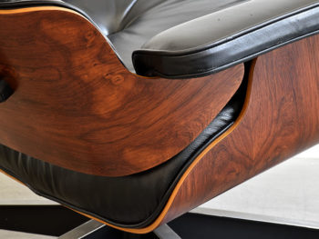 Brasilianischer Palisanderholz. Lounge chair & ottoman, Charles & Ray Eames, Herman Miller