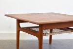 Table basse vintage en teck, design danois, Trioh