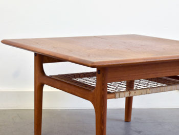 Vintage Teak Couchtisch, dänisches Design, Trioh