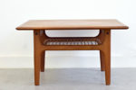 Vintage Teak Couchtisch, dänisches Design, Trioh