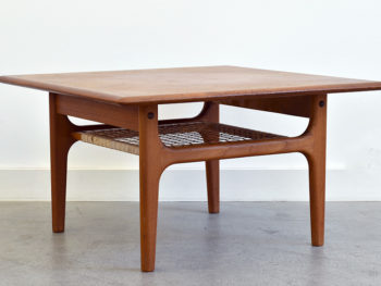 Vintage teak coffee table, Danish design, Trioh