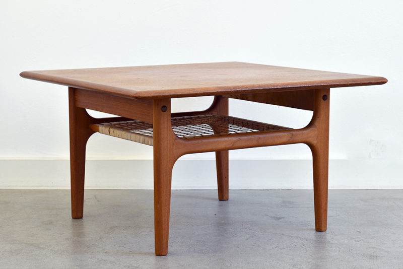 Vintage teak coffee table, Danish design, Trioh