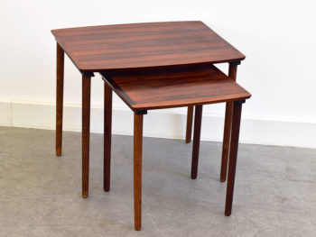 Nesting tables Nbr. 222, Møbel Intarsia, ca. 1960.