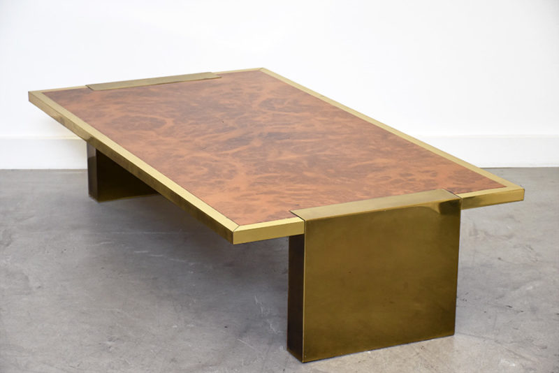 Large coffee table, Italian design, 1970