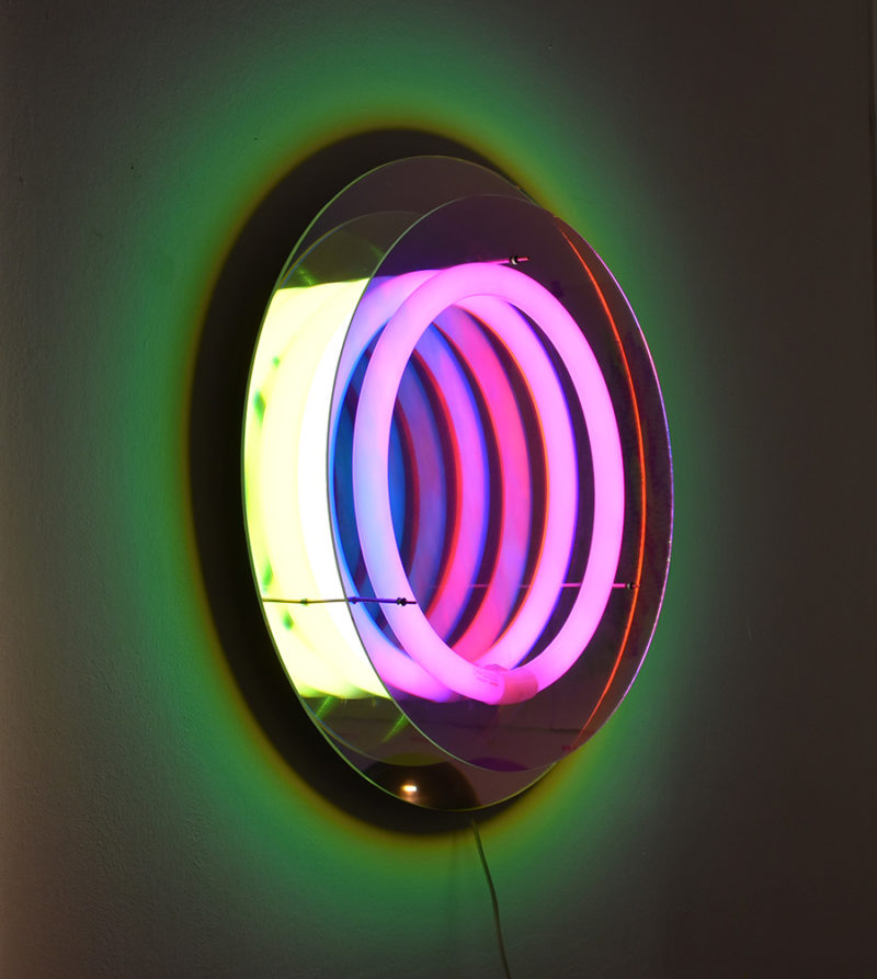 Miroir / lampe Ô Abyss, Boris Dennler, 2016