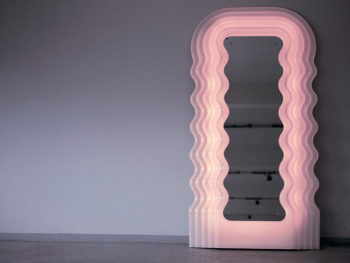 Ultrafragola mirror, Ettore Sottsass, Poltronova