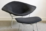 Fauteuil Grand Diamant et repose pied, Harry Bertoia, Knoll, 1952