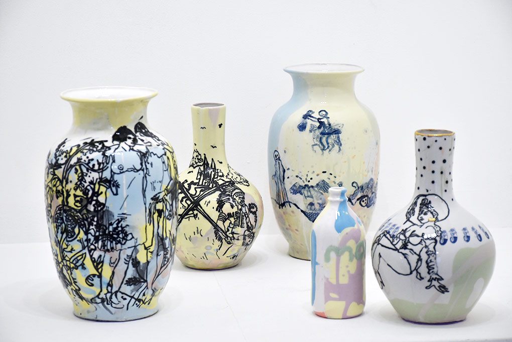Vases en porcelaine, Martin Hyde