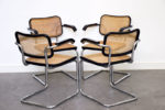 4er Set S64 Armlehnstühle von Marcel Breuer für Thonet