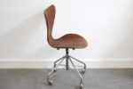 Office chair Serie 7 (Butterfly), teak, Arne Jacobsen for Fritz Hansen, 1955.