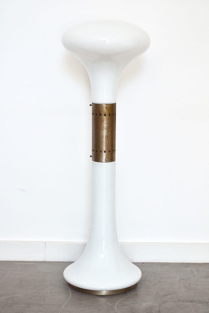 Stehlampe aus Muranoglas, Design Carlo Nason, Mazzega